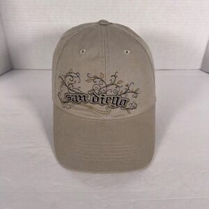 The Duck Company‎ San Diego Embroidered Baseball Cap Tan One Size Adjustable